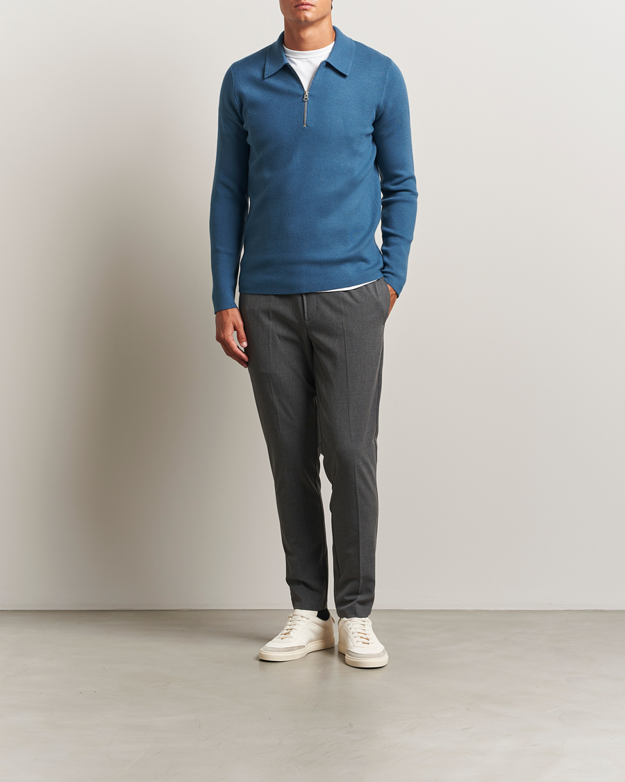 Herre | Bukser | Samsøe Samsøe | Smithy Drawstring Trousers Dark Grey Melange