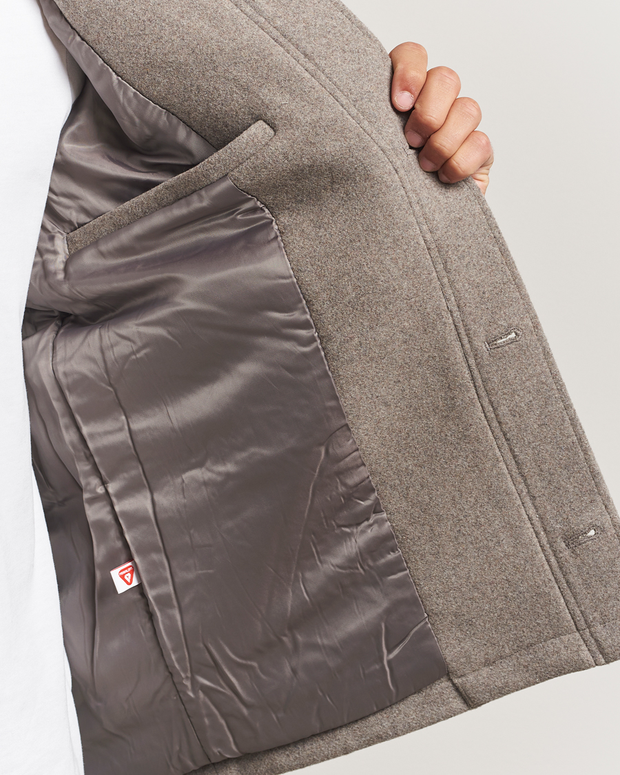 Herre | Jakker | Samsøe Samsøe | Pally Padded Shirt Jacket Elephant Skin