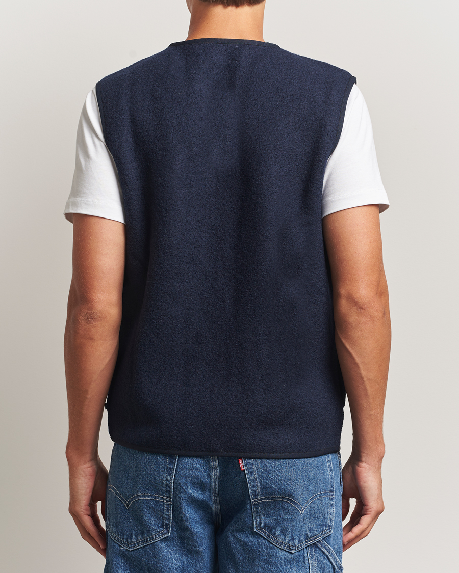 Herre | Vester | Samsøe Samsøe | Hannes Boiled Wool Vest Salute Navy