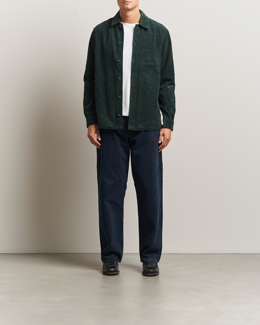Herre | Skjorter | Samsøe Samsøe | Damon Corduroy Overshirt Green Gables
