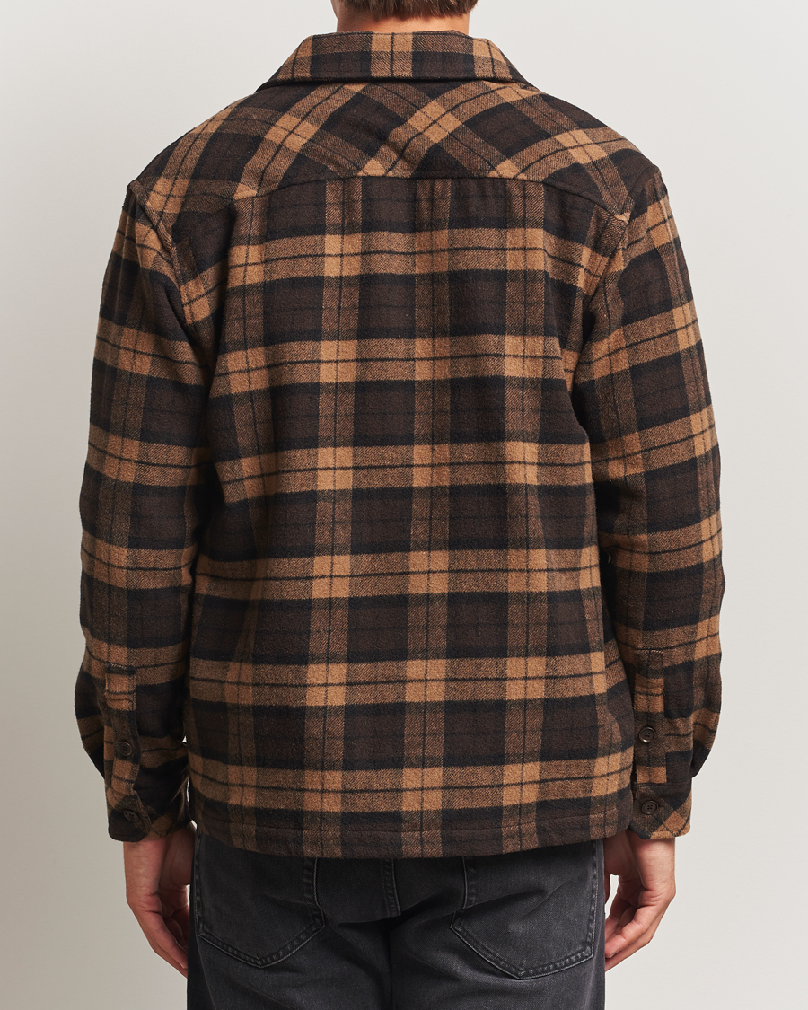 Herre | Skjorter | Samsøe Samsøe | Castor Checked Overshirt Turkish Coffee
