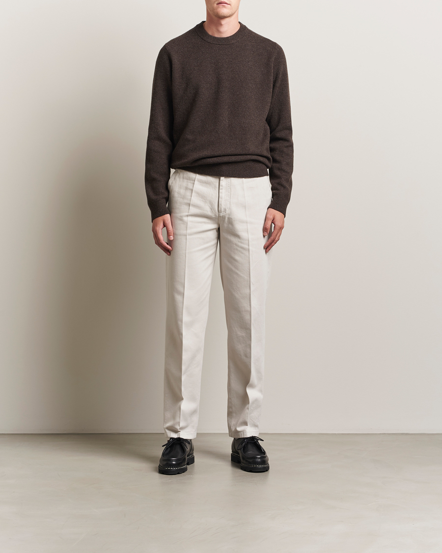 Herre | Gensere | Samsøe Samsøe | Isak Knitted Crew Neck Turkish Coffee