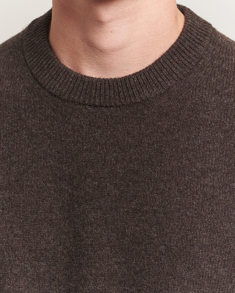 Herre | Gensere | Samsøe Samsøe | Isak Knitted Crew Neck Turkish Coffee