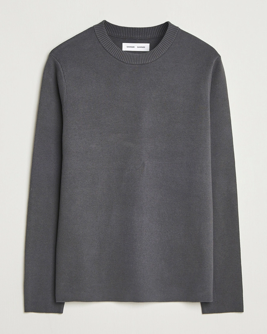 Herre | Gensere | Samsøe Samsøe | Niklas Sweater Black Oyster