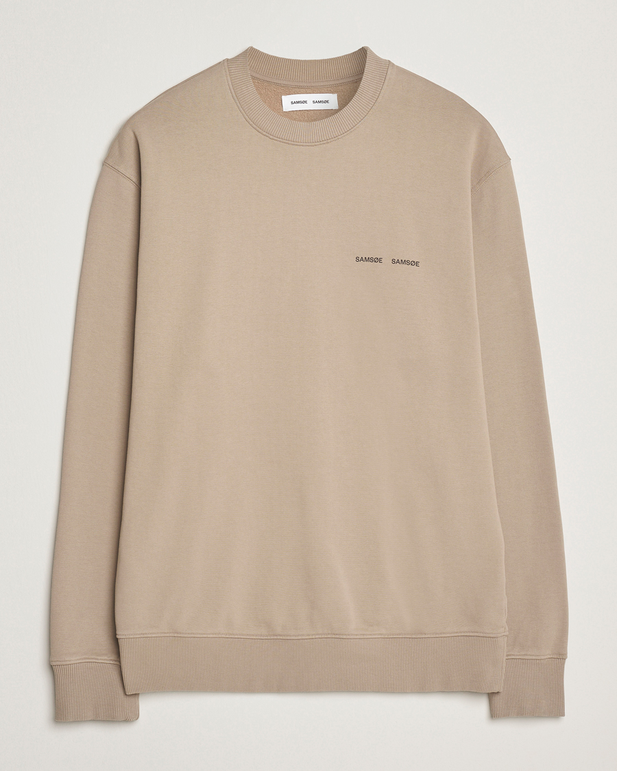 Herre | Gensere | Samsøe Samsøe | Norsbro Crew Neck Sweatshirt Elephant Skin