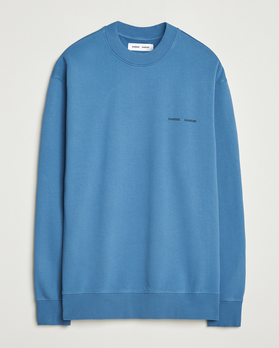 Herre | Gensere | Samsøe Samsøe | Norsbro Crew Neck Sweatshirt Stellar Blue