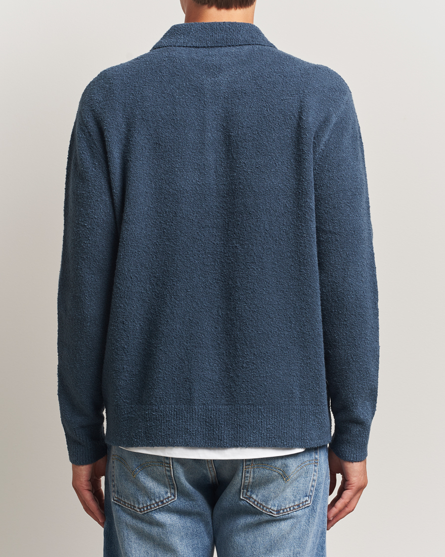 Herre | Gensere | Samsøe Samsøe | Nino Knitted Polo Midnight Navy