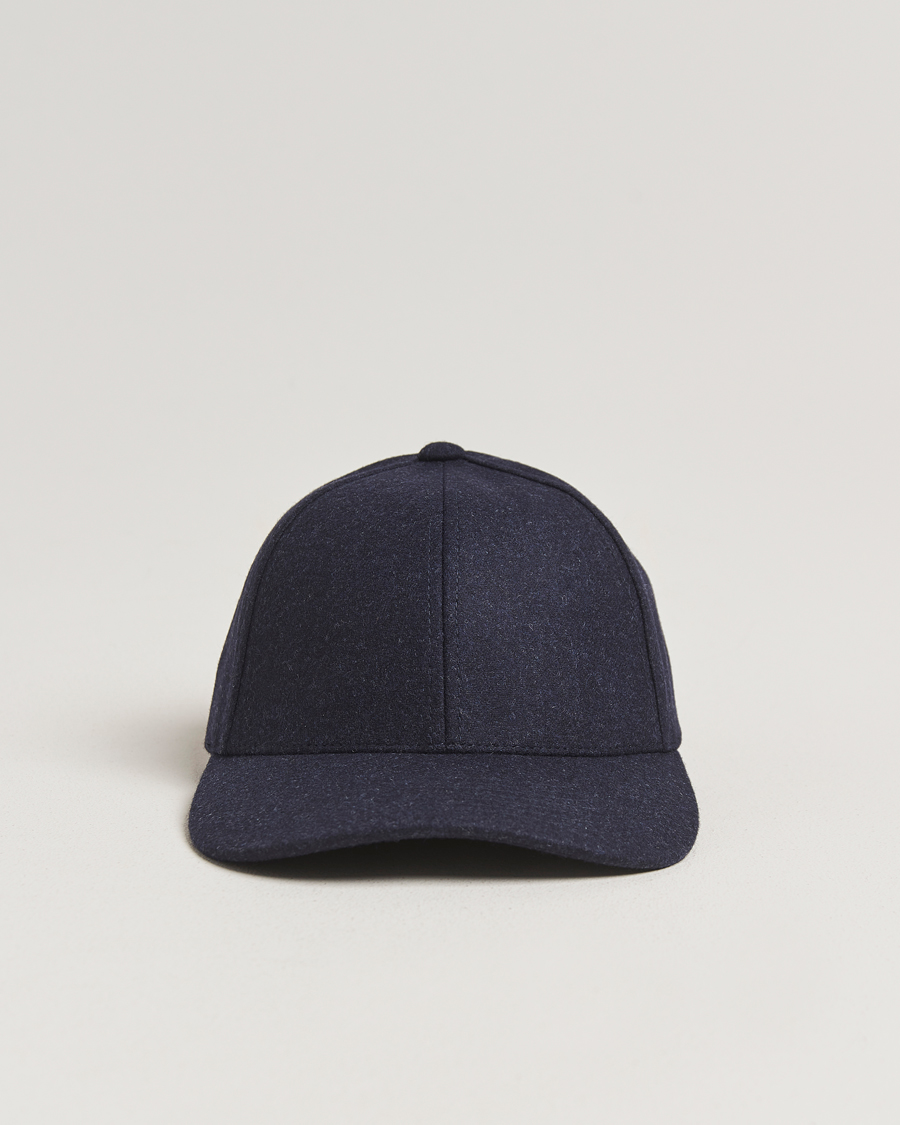 Herre | Hatter og capser | Varsity Headwear | Flannel Baseball Cap Dark Navy