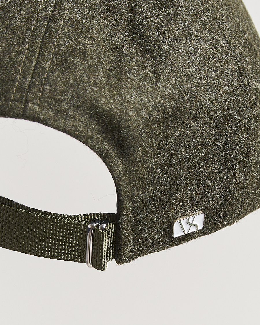 Herre | Hatter og capser | Varsity Headwear | Flannel Baseball Cap Forest Green