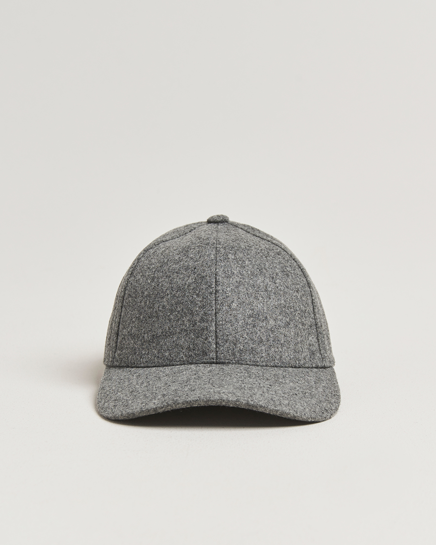 Herre | Hatter og capser | Varsity Headwear | Flannel Baseball Cap Granite Grey