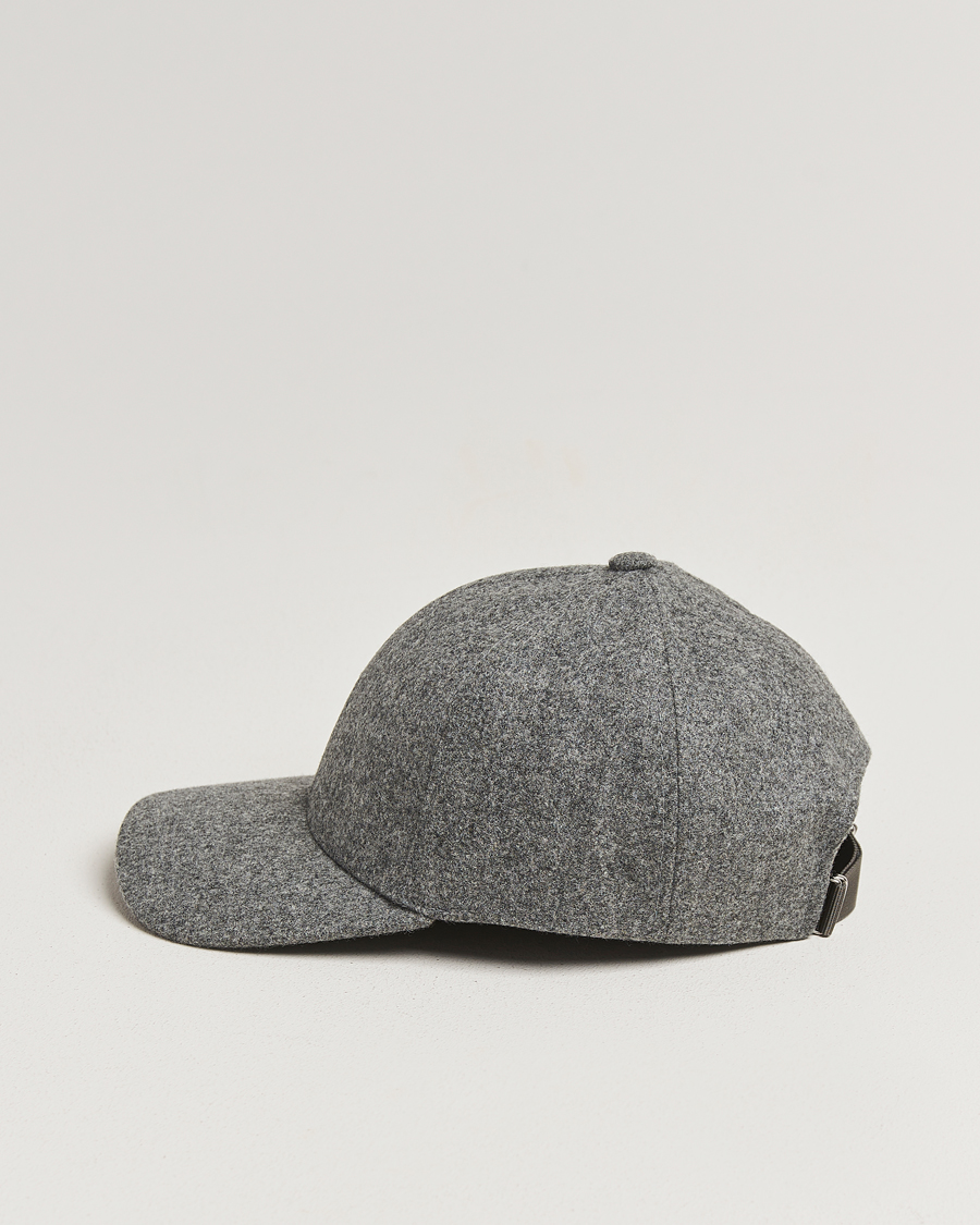 Herre | Hatter og capser | Varsity Headwear | Flannel Baseball Cap Granite Grey