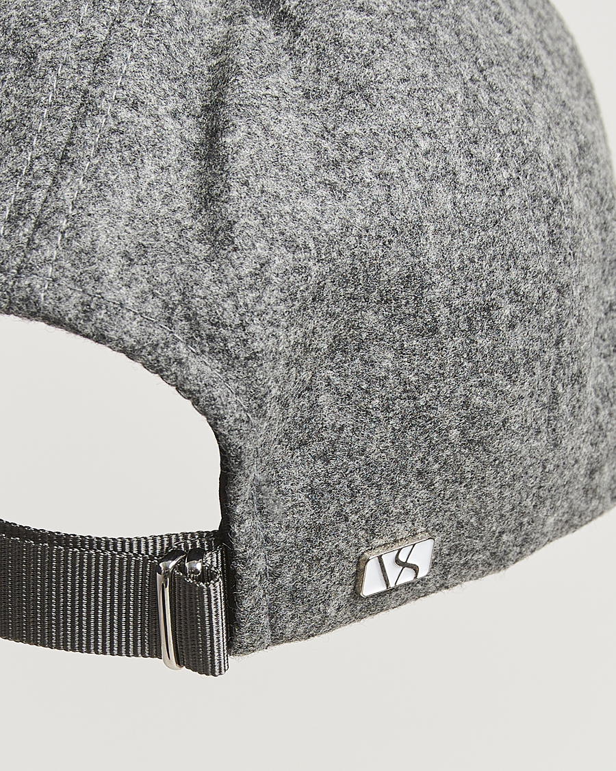 Herre | Hatter og capser | Varsity Headwear | Flannel Baseball Cap Granite Grey