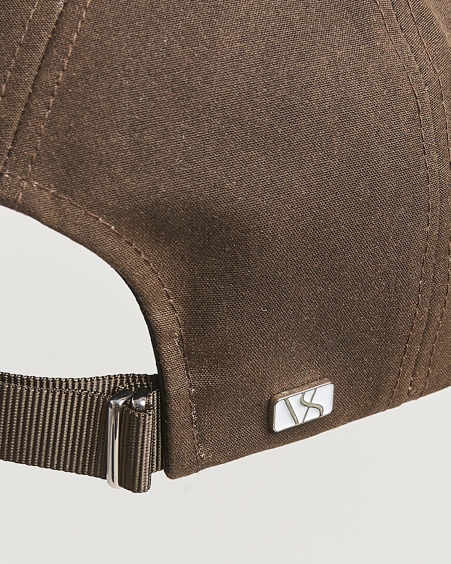 Herre | Hatter og capser | Varsity Headwear | Oilskin Baseball Cap Chestnut Brown