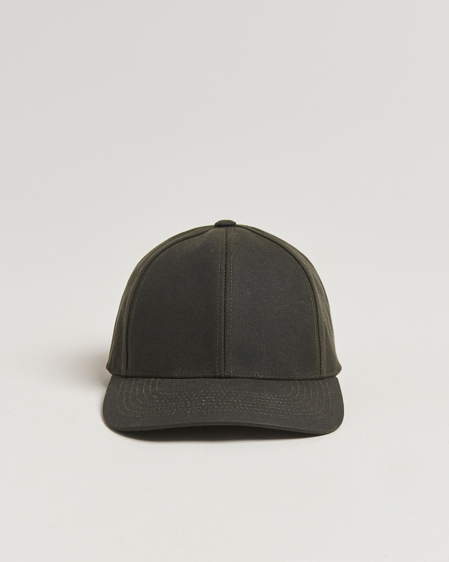 Herre | Hatter og capser | Varsity Headwear | Oilskin Baseball Cap Ivy Green