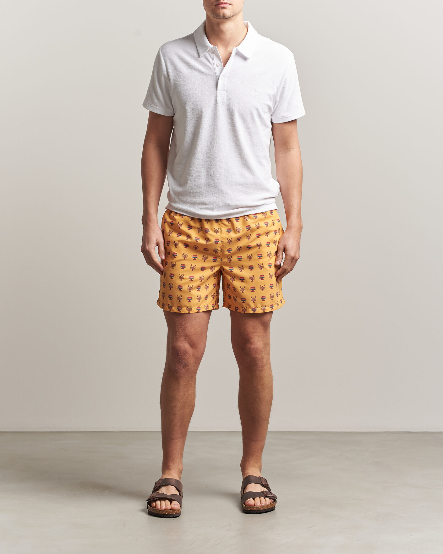 Herre | Pikéer | Vilebrequin | Phoenix Terry Polo Blanc