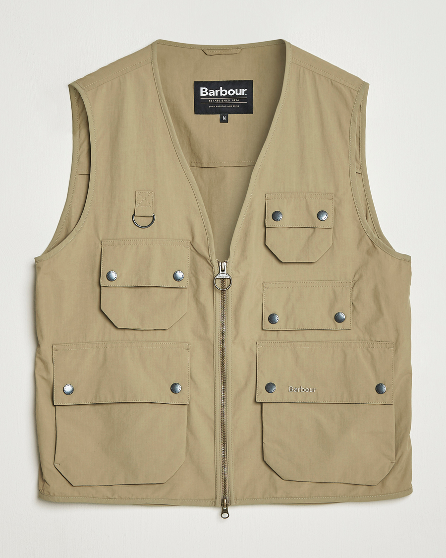Herre | Vester | Barbour Heritage | Utility Editor Casual Vest British Khaki