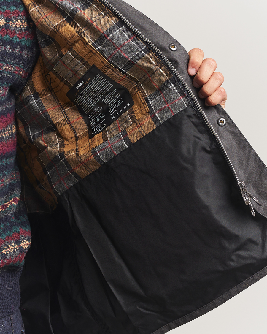 Herre | Jakker | Barbour Heritage | Oversize Bedale Wax Jacket Grey