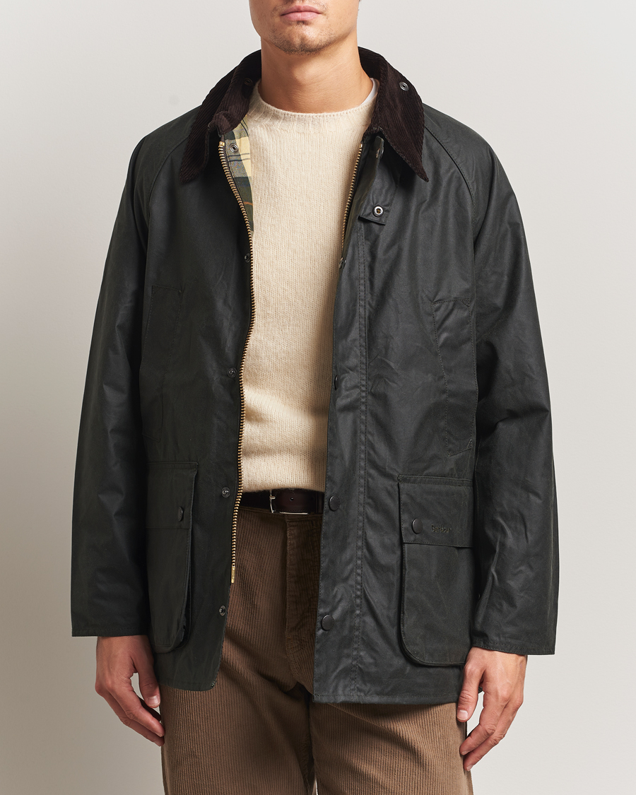Herre | Jakker | Barbour Heritage | Oversize Bedale Wax Jacket Sage