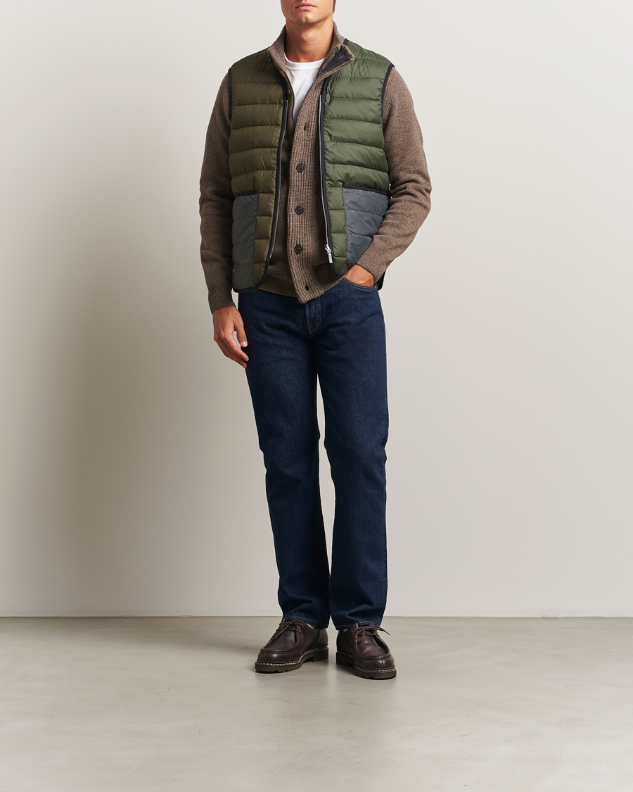 Herre | Vester | Barbour Heritage | Reversible Down Filled Liner Olive