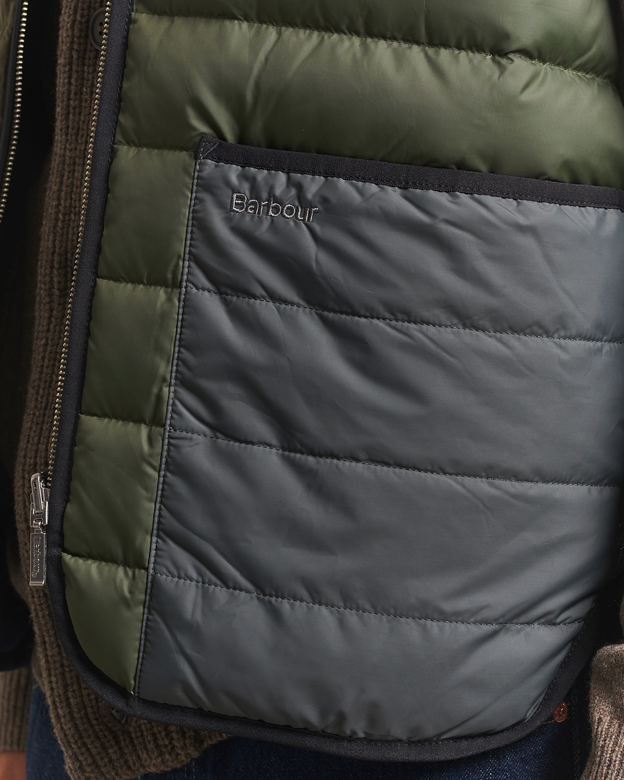 Herre | Vester | Barbour Heritage | Reversible Down Filled Liner Olive