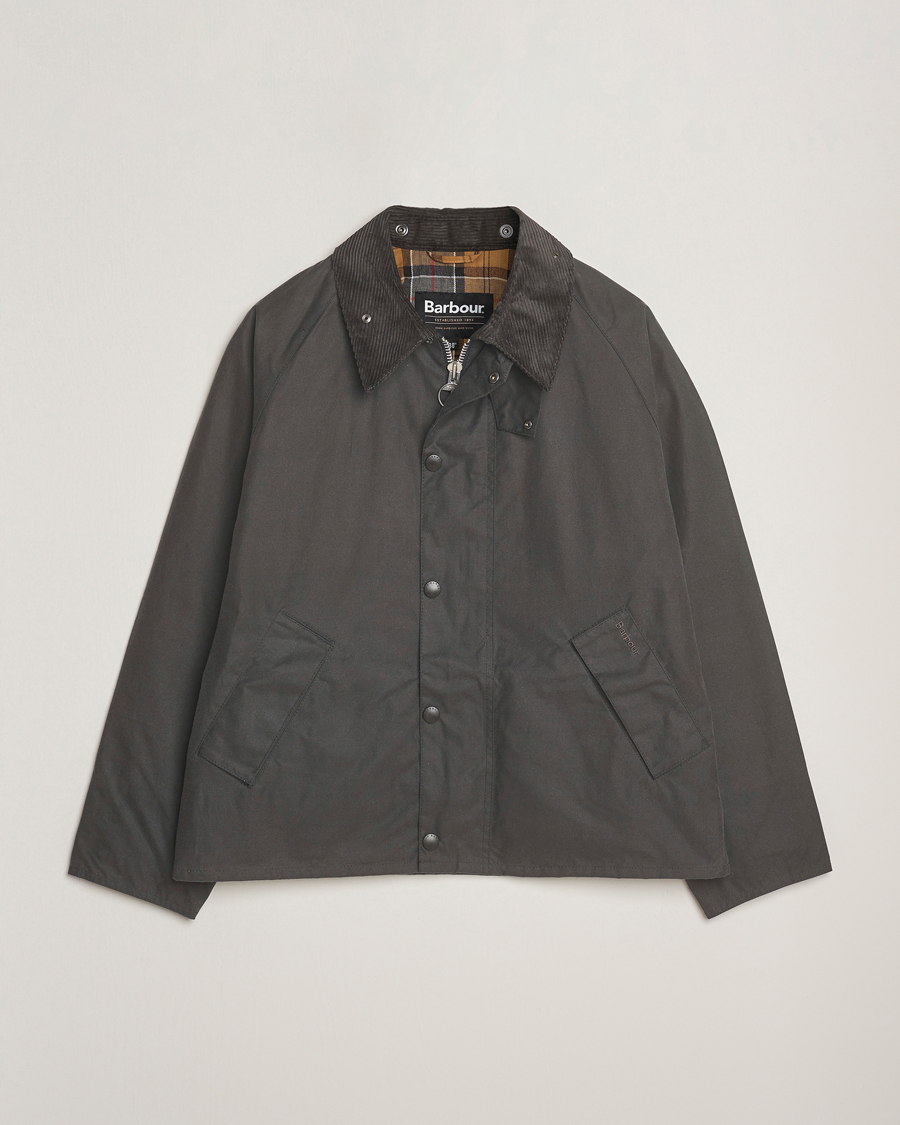 Herre | Jakker | Barbour Heritage | Transport Wax Jacket Grey