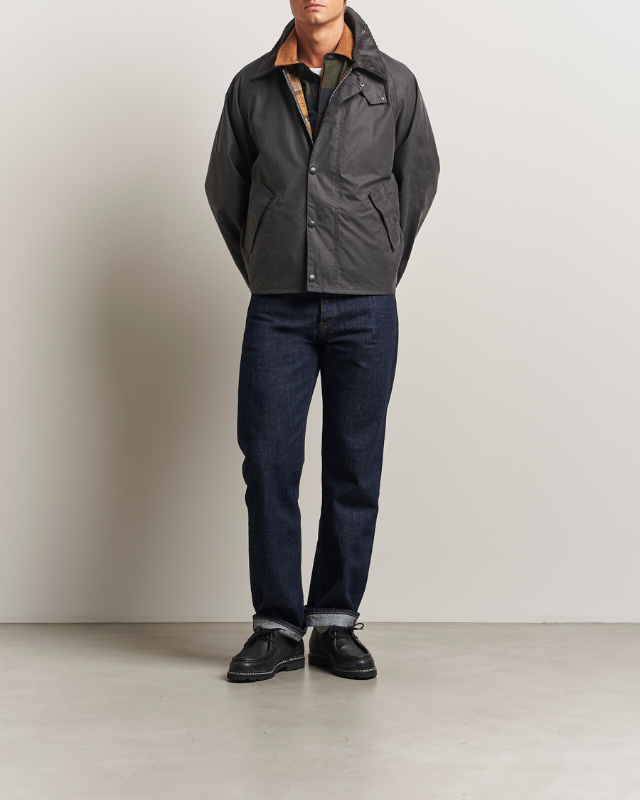 Herre | Jakker | Barbour Heritage | Transport Wax Jacket Grey