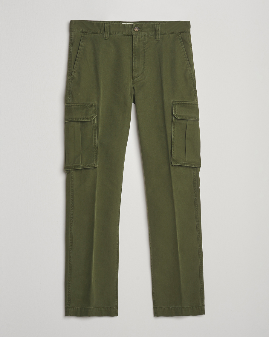 Herre | Bukser | GANT | Regular Fit Cotton Twill Cargo Pants Country Green