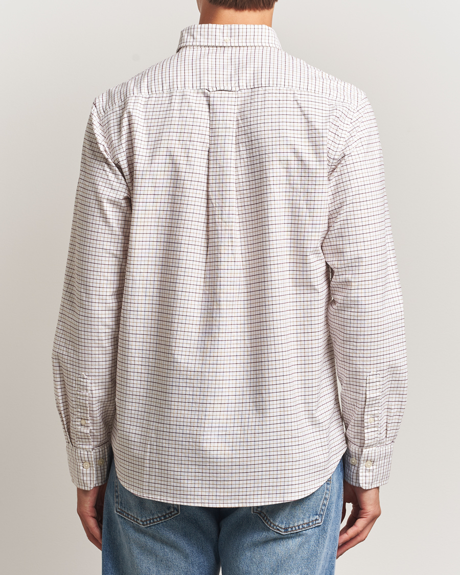 Herre | Skjorter | GANT | Regular Fit Classic Checked Oxford Shirt Plumped Red