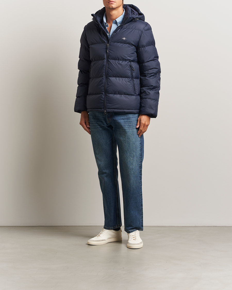Herre | Jakker | Gant | The Active Cloud Down Jacket Evening Blue