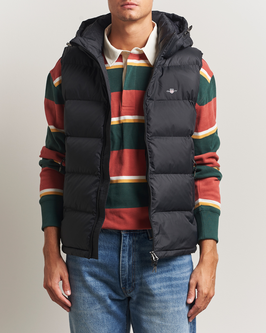 Herre | Vester | GANT | The Active Cloud Vest Black