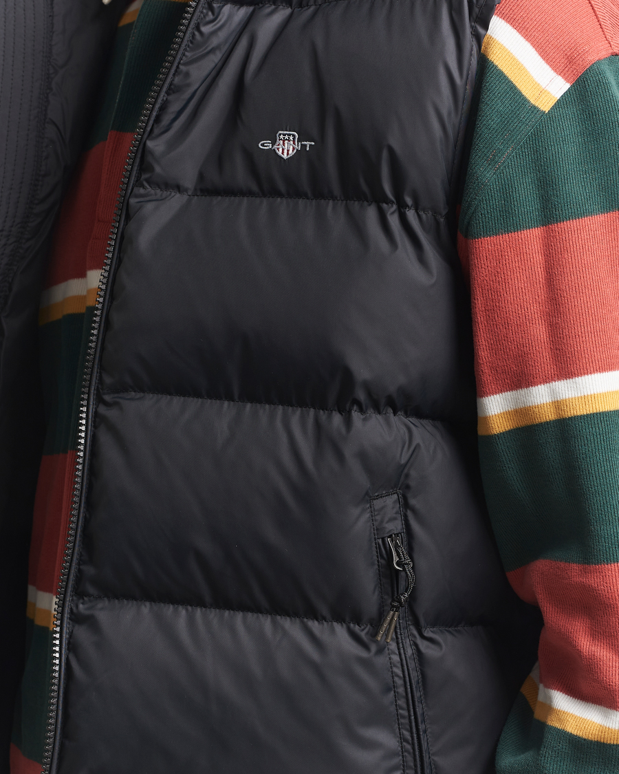 Herre | Vester | GANT | The Active Cloud Vest Black