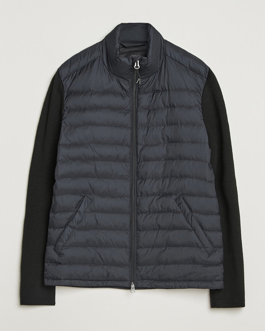 Herre | Jakker | GANT | Mixed Media Hybrid Jacket Black