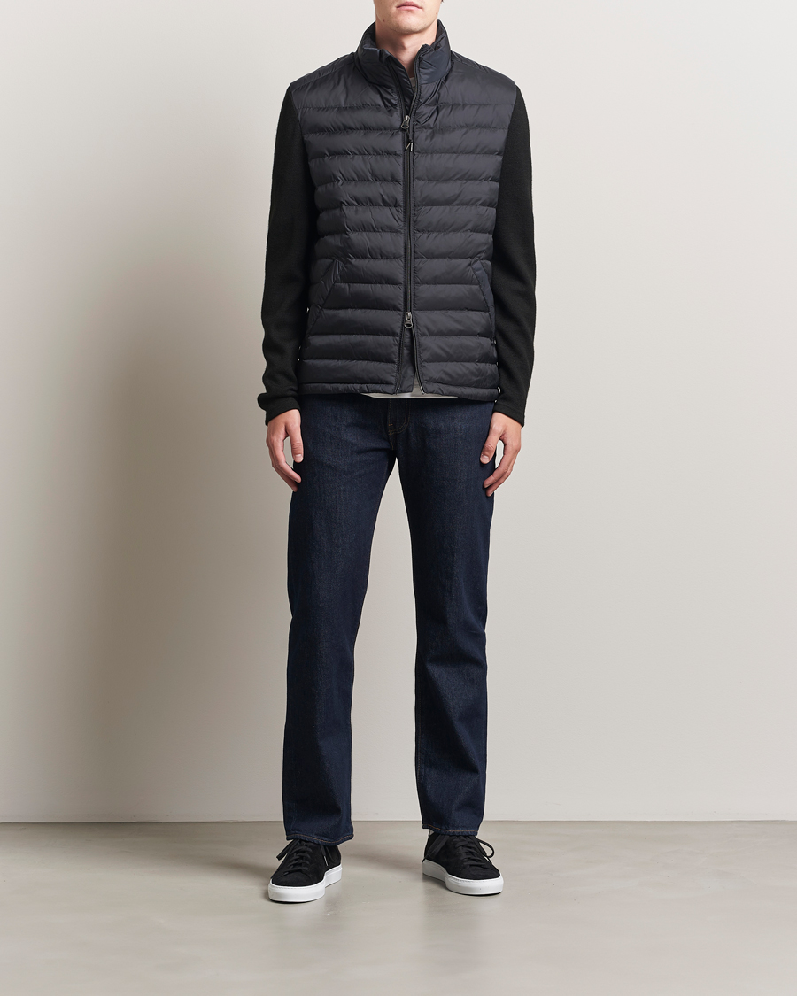Herre | Jakker | GANT | Mixed Media Hybrid Jacket Black
