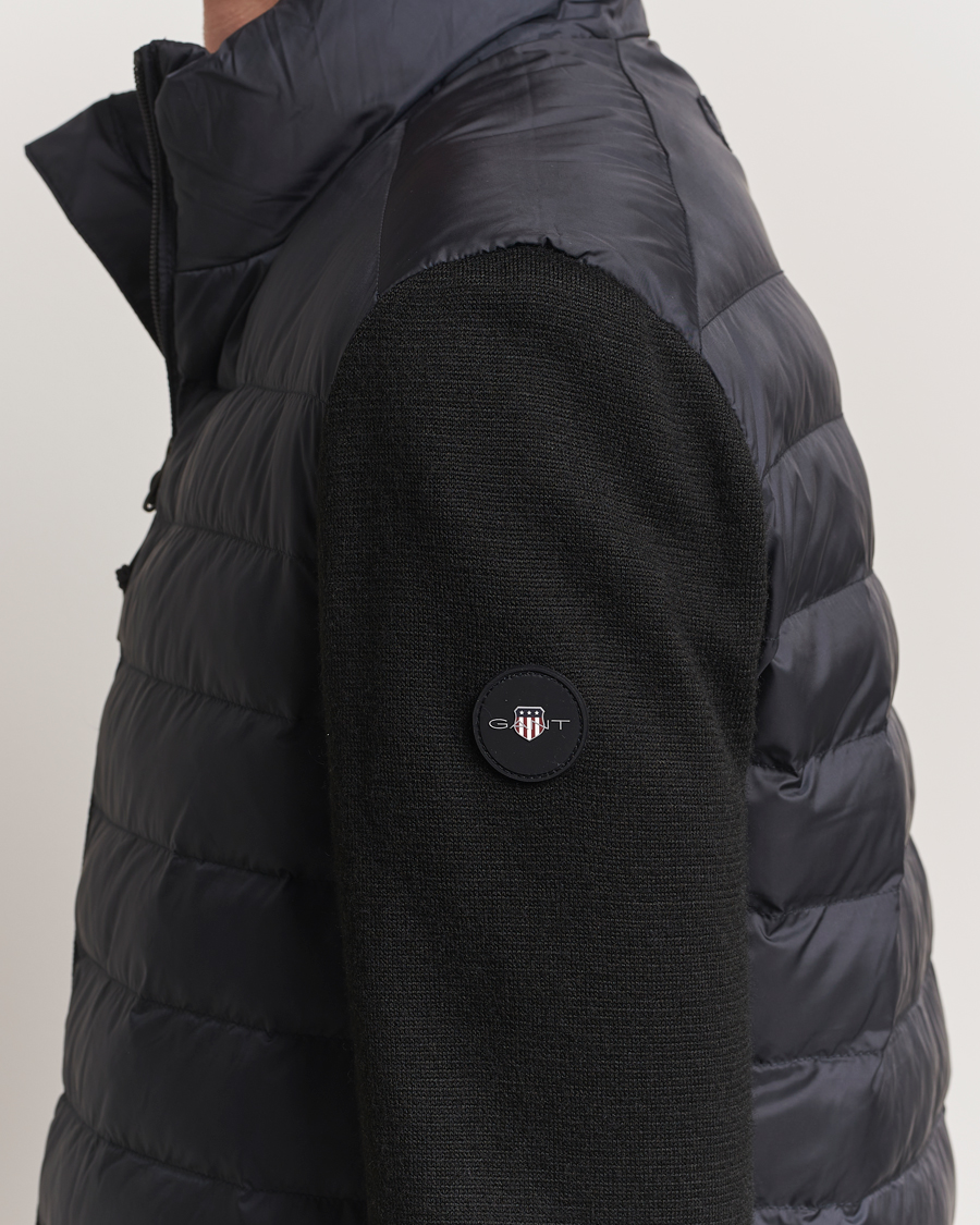 Herre | Jakker | GANT | Mixed Media Hybrid Jacket Black