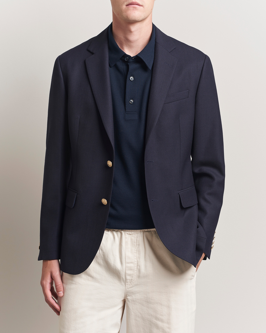 Herre | Dressjakker | Gant | Wool Club Blazer Evening Blue