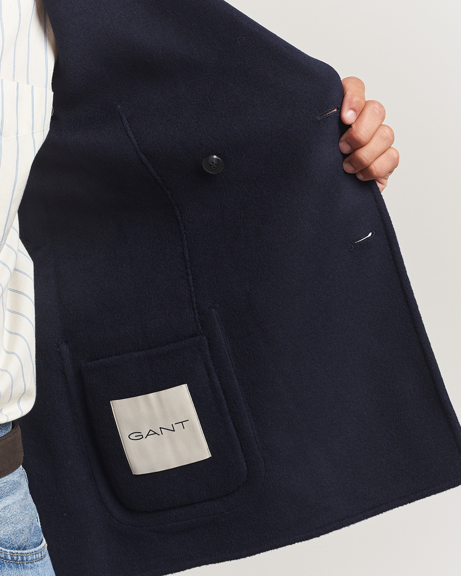 Herre | Dressjakker | GANT | Wool Double Breasted Club Blazer Evening Blue