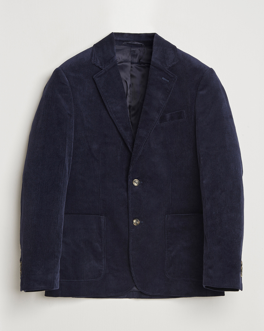 Herre | Dressjakker | GANT | Corduroy Blazer Evening Blue