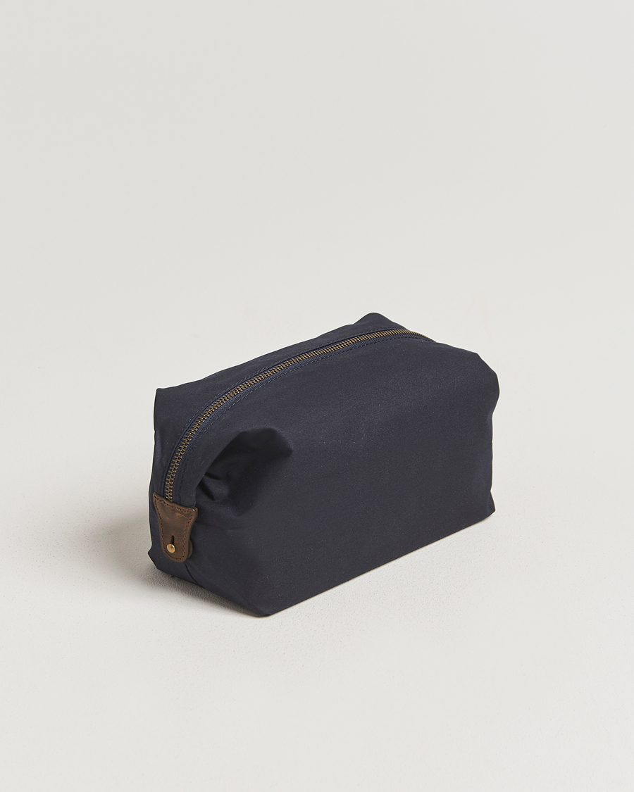 Herre | Vesker | GANT | Waxed Cotton Washbag Evening Blue
