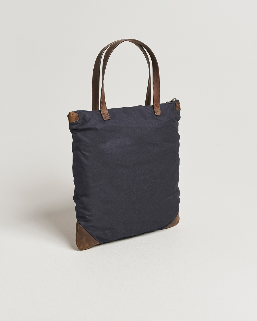 Herre | Vesker | GANT | Waxed Cotton Tote Bag Evening Blue