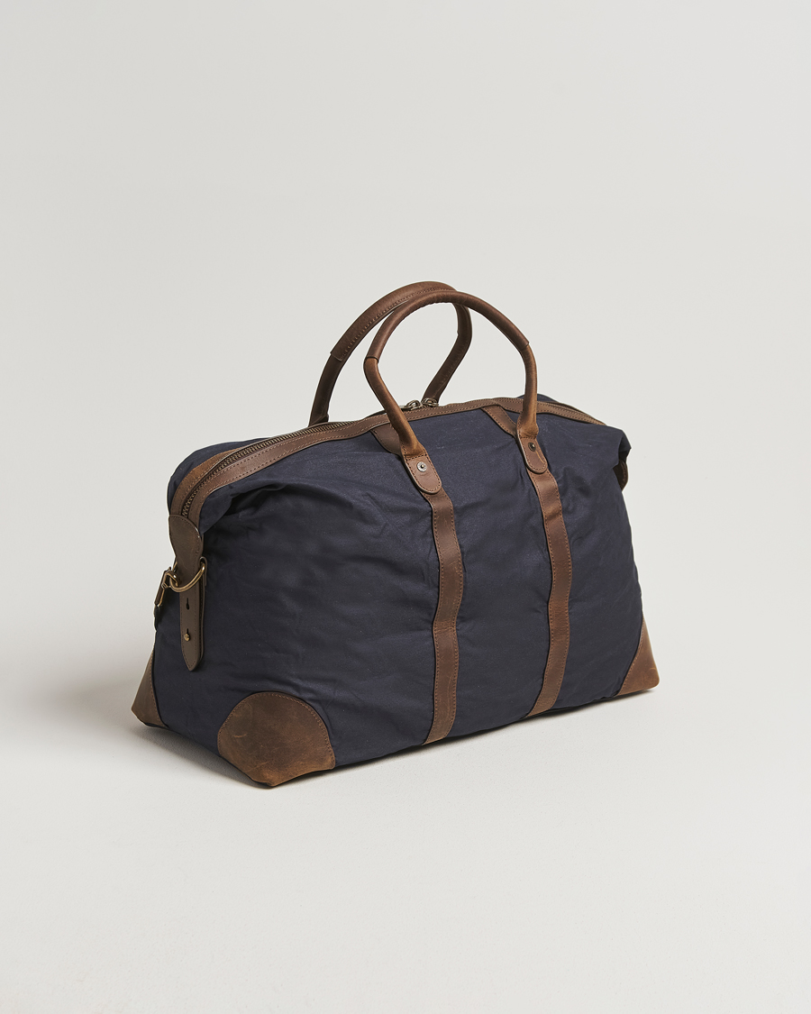 Herre | Vesker | GANT | Waxed Cotton Duffle Bag Evening Blue