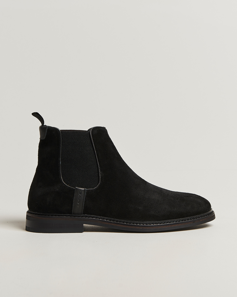 Herre | Støvler | GANT | Bidford Suede Chelsea Boot Black