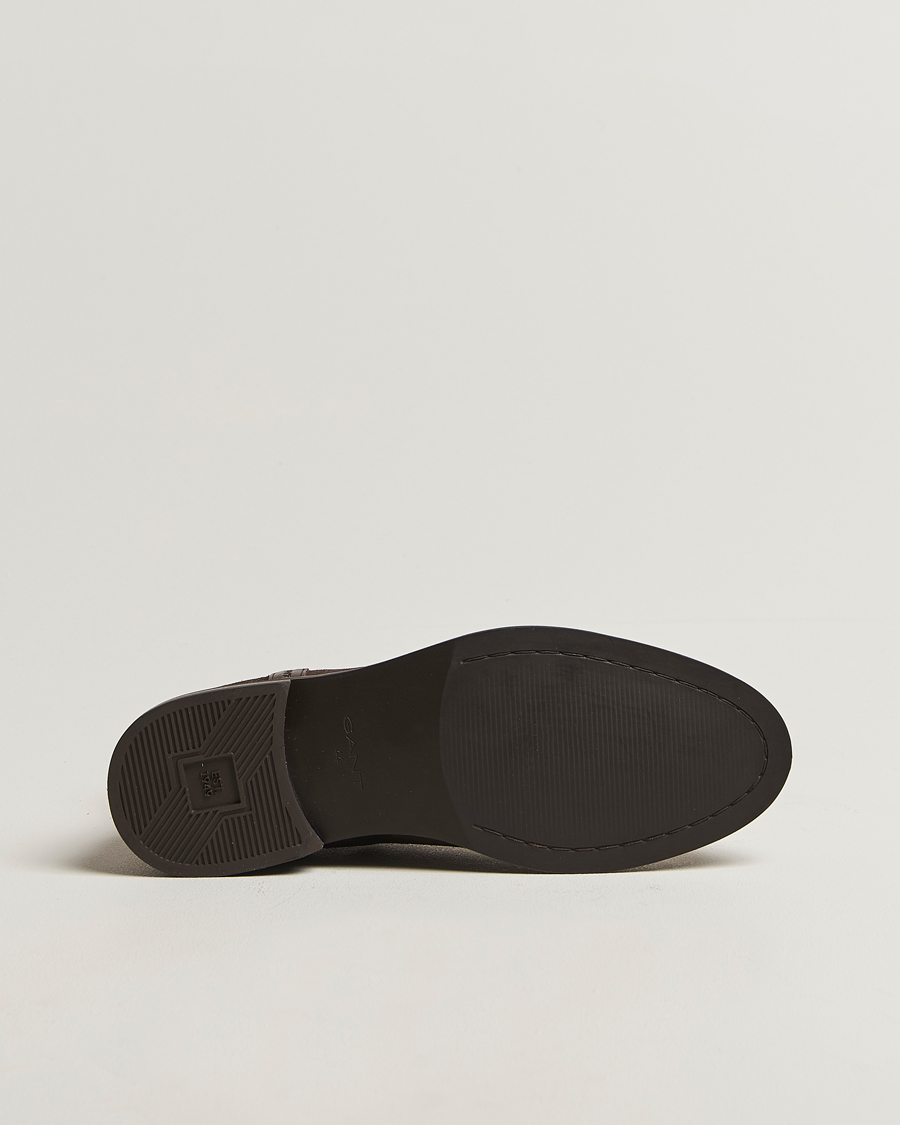 Herre | Støvler | GANT | Bidford Suede Chelsea Boot Dark Brown