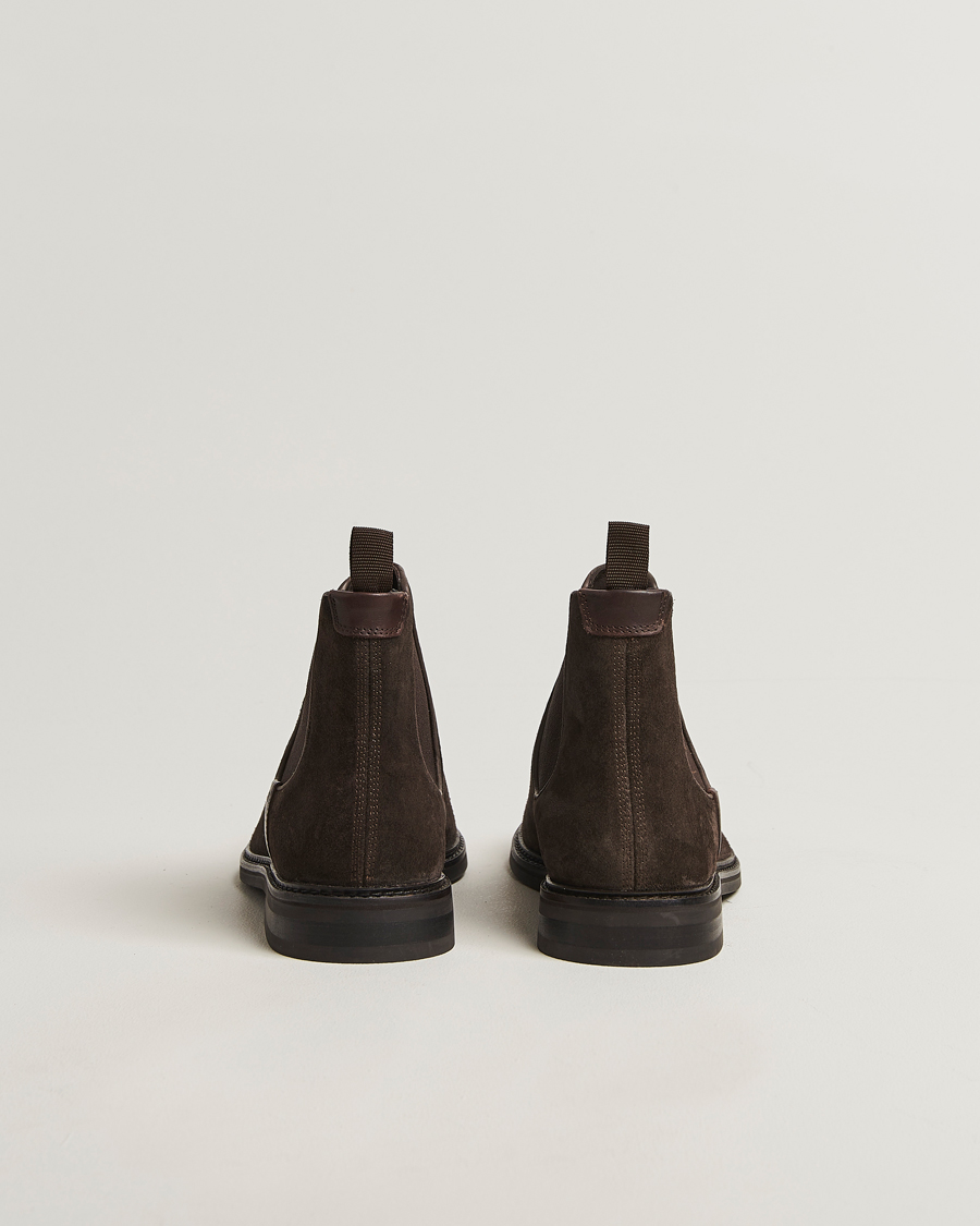 Herre | Støvler | GANT | Bidford Suede Chelsea Boot Dark Brown
