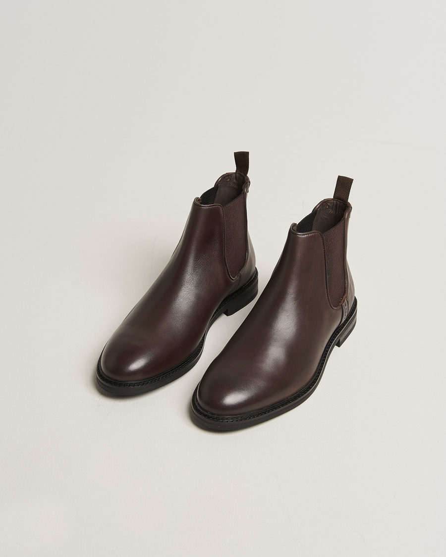 Herre | Støvler | GANT | Bidford Leather Chelsea Boot Brown