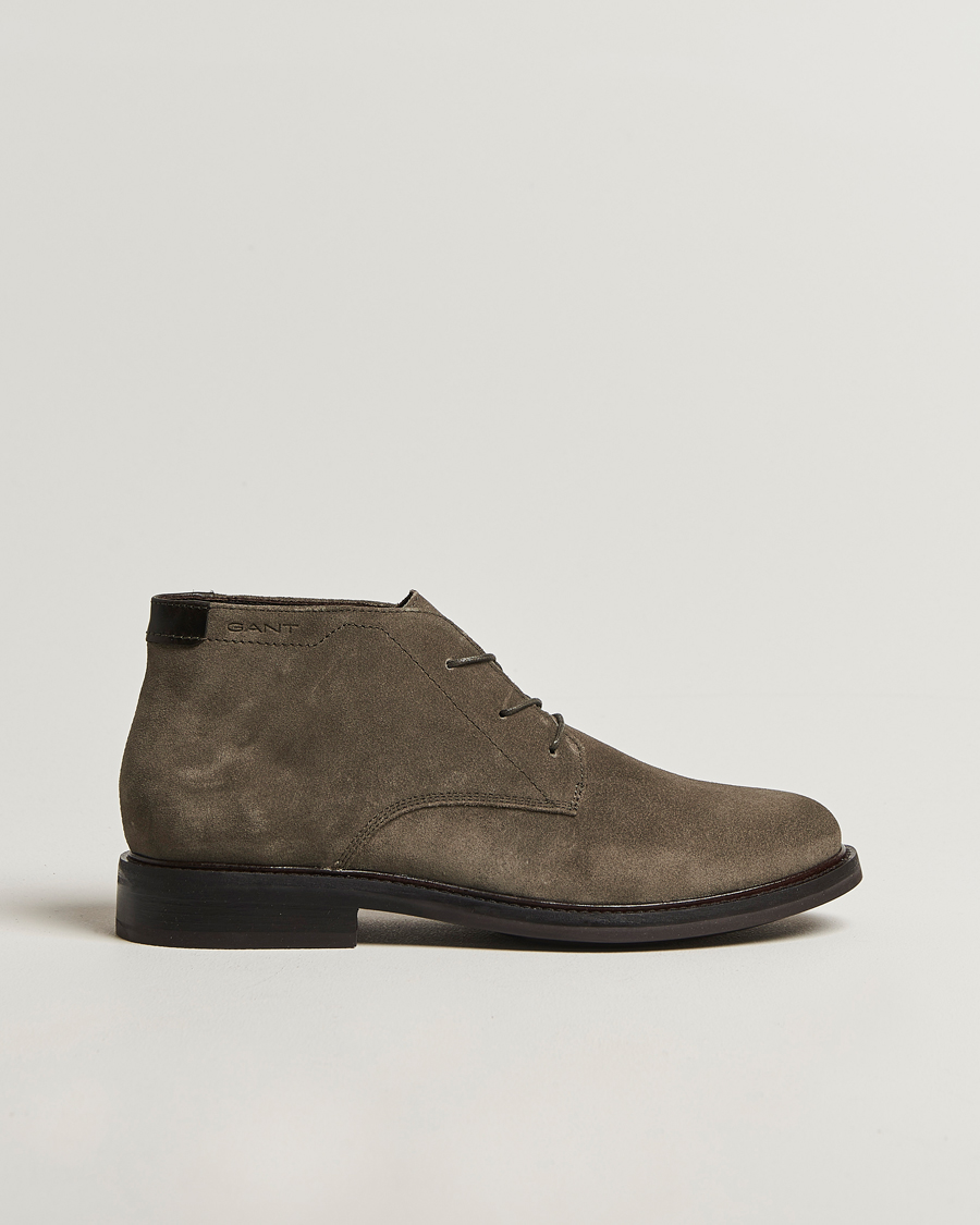Herre | Støvler | Gant | St Fairkon Suede Chukka Boot Dark Taupe