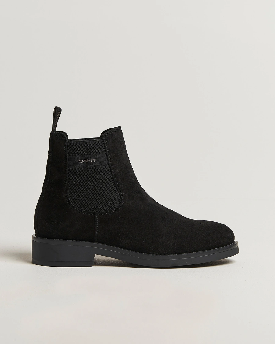 Herre | Støvler | GANT | Prepdale Suede Chelsea Boot Black