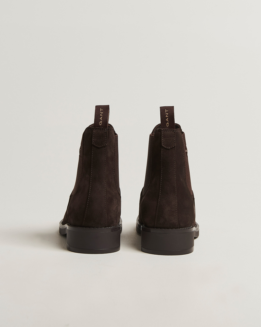 Herre | Støvler | GANT | Prepdale Suede Chelsea Boot Espresso Brown