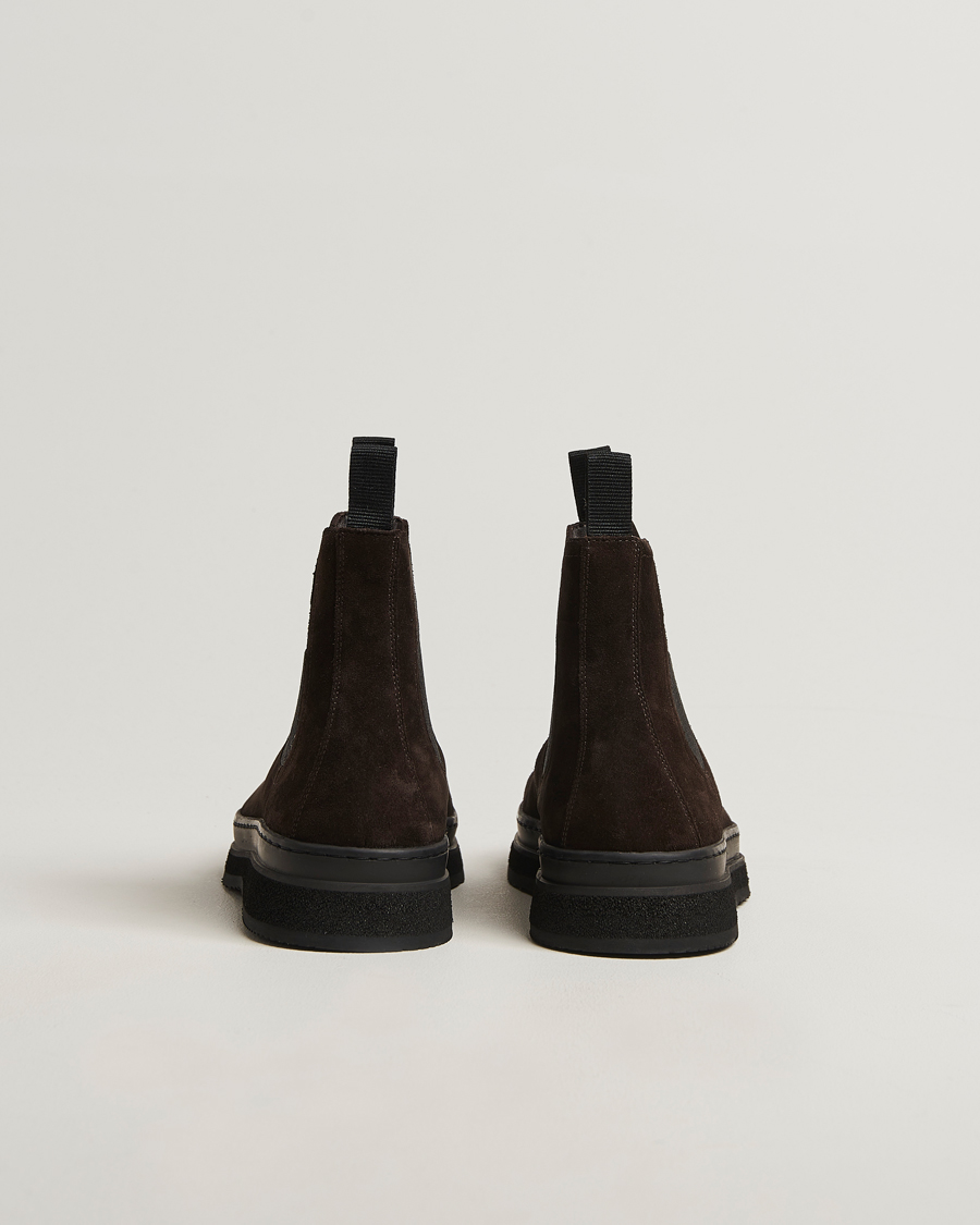 Herre | Støvler | GANT | Blistown Shearling Suede Chelsea Boot Espresso Brown