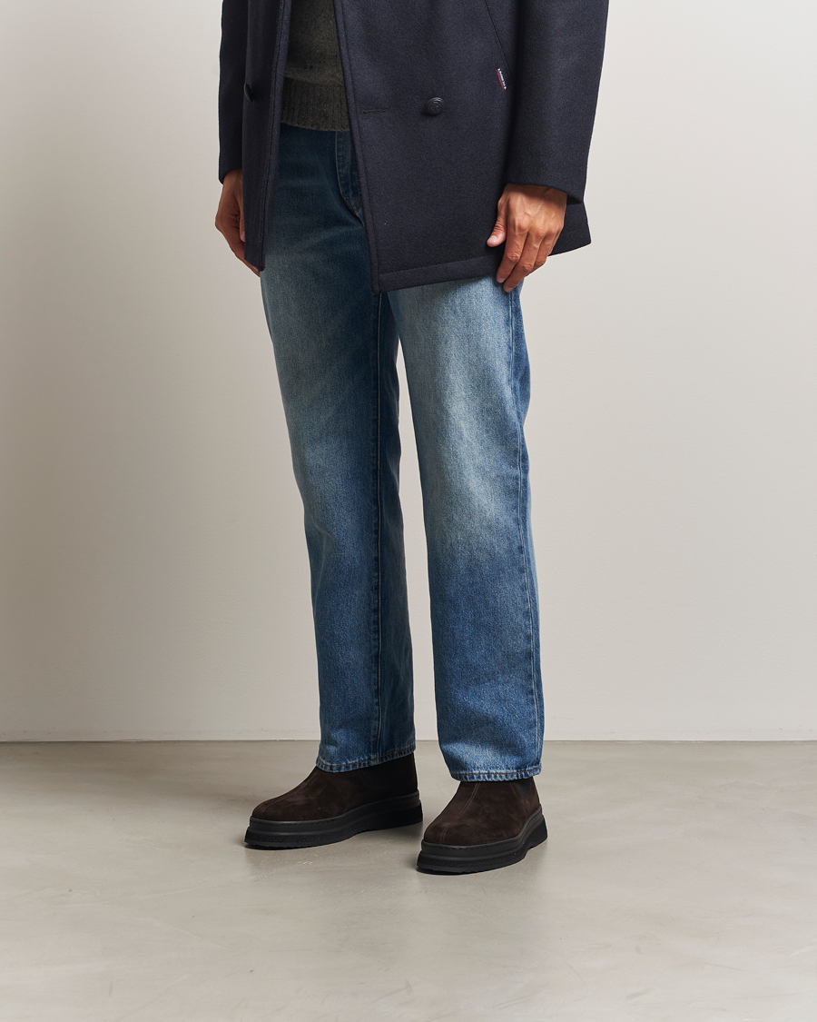 Herre | Støvler | GANT | Blistown Shearling Suede Chelsea Boot Espresso Brown