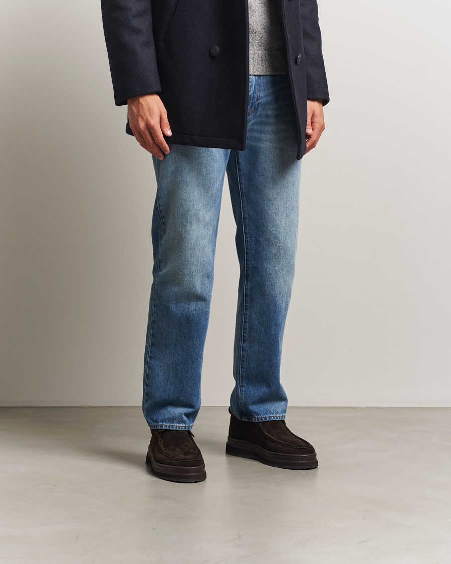 Herre | Støvler | GANT | Blistown Suede Moc Toe Boot Espresso Brown